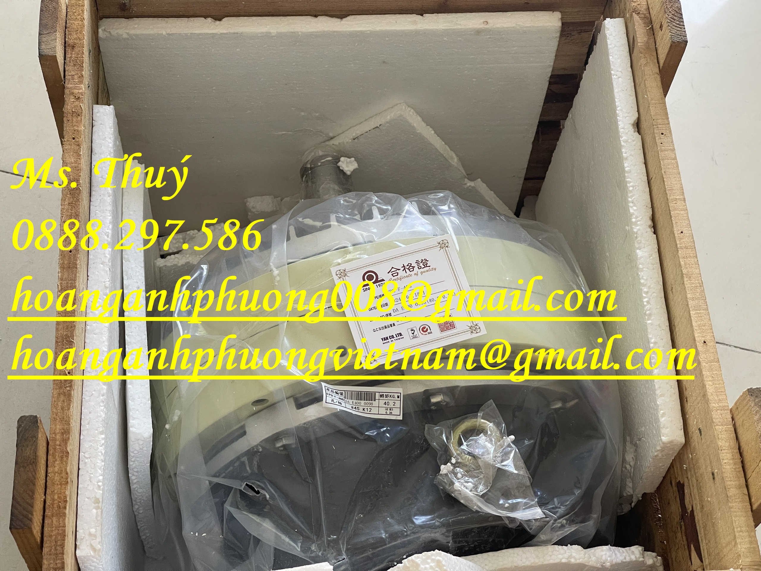 Sản phẩm cao cấp - Thắng từ YAN EPB-F-400 - Xuất xứ Nhật Bản